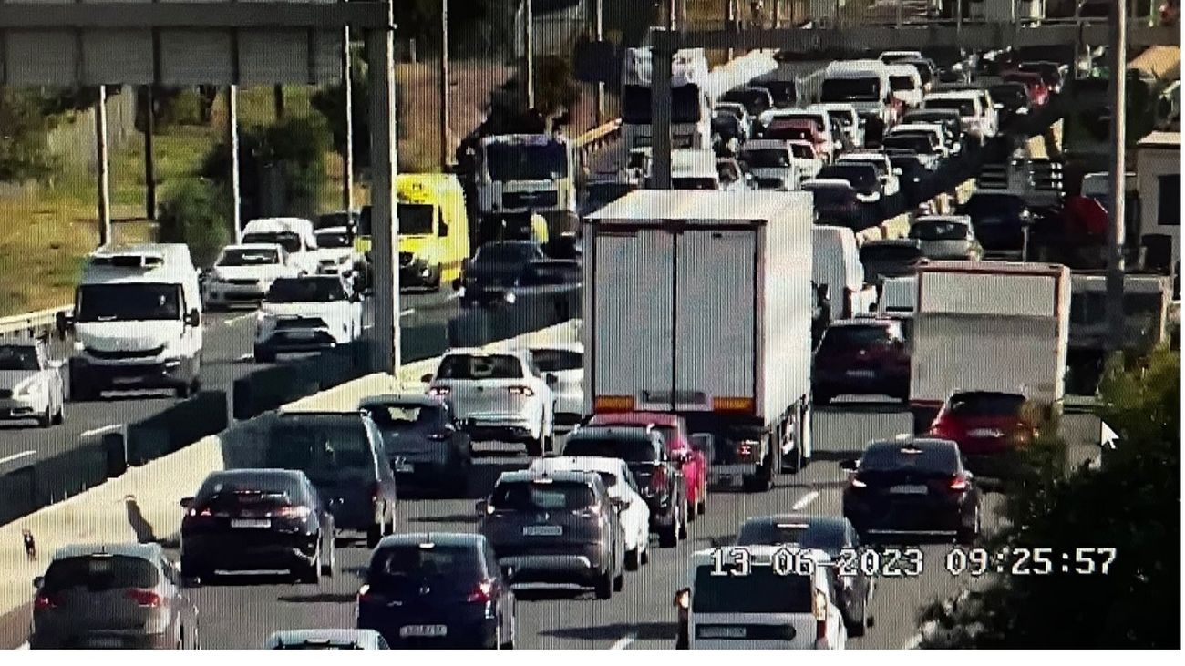 Circulación en la A-4