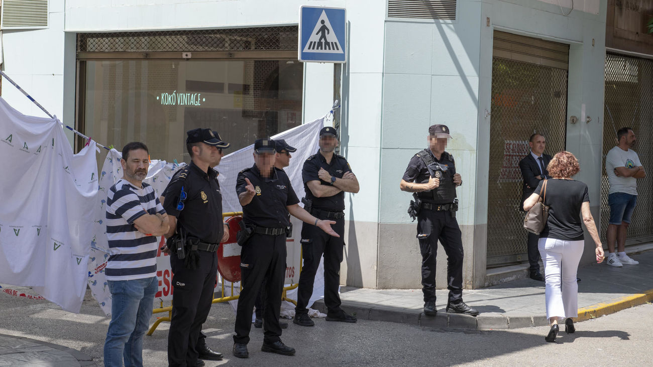 La bala que mató al policía de Andújar rebotó en una moneda del agresor