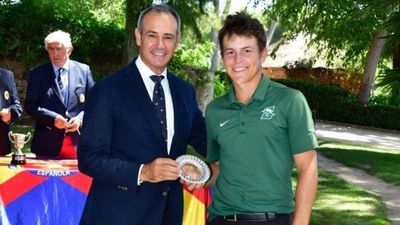 Javier Calles, subcampeón de España absoluto de golf