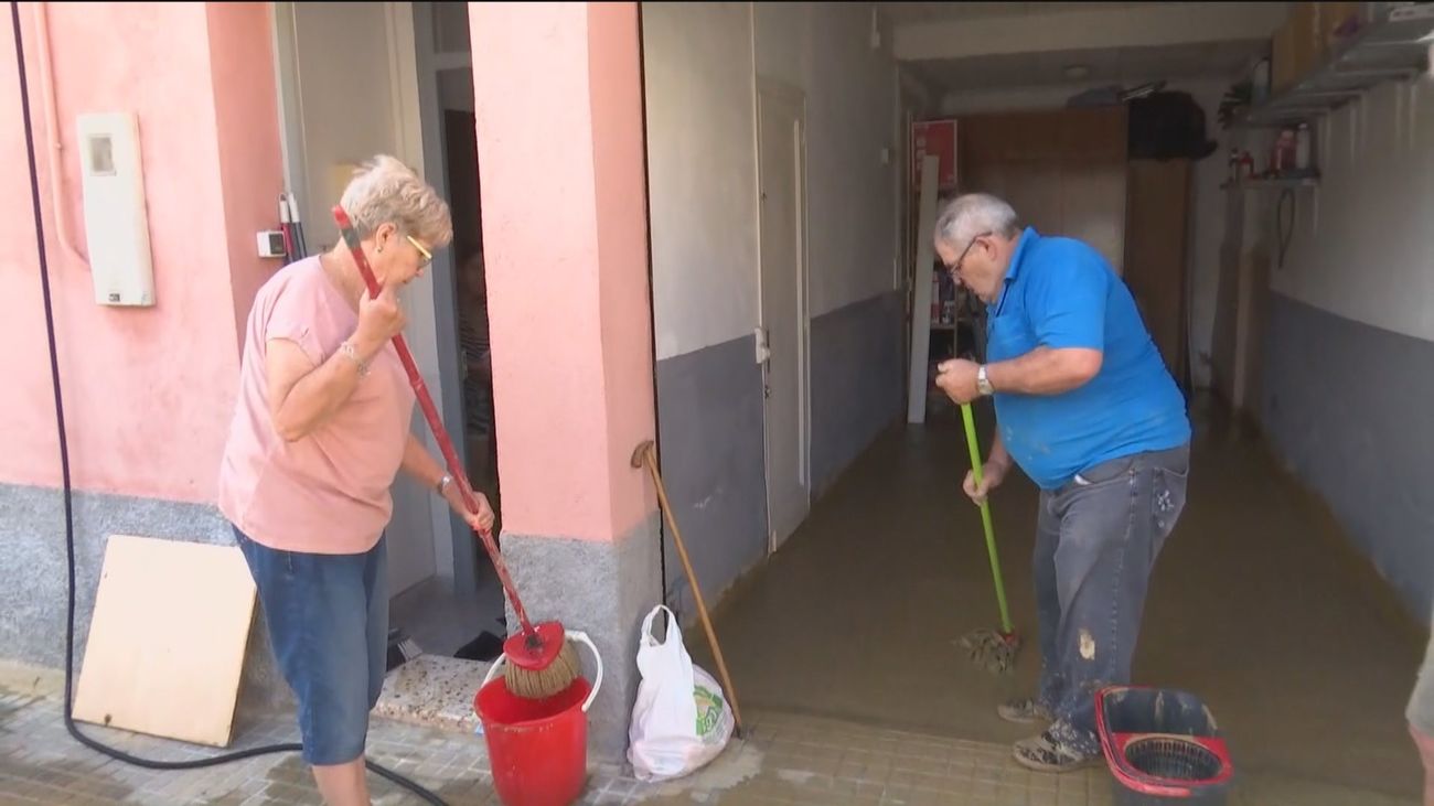 Tarrasa se recupera de la tromba de agua de este martes