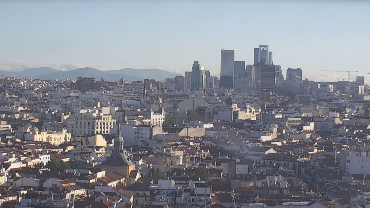 Miércoles con temperaturas que suben en Madrid