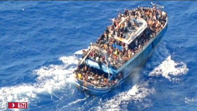 Cientos de migrantes muertos en un naufragio en aguas de Grecia