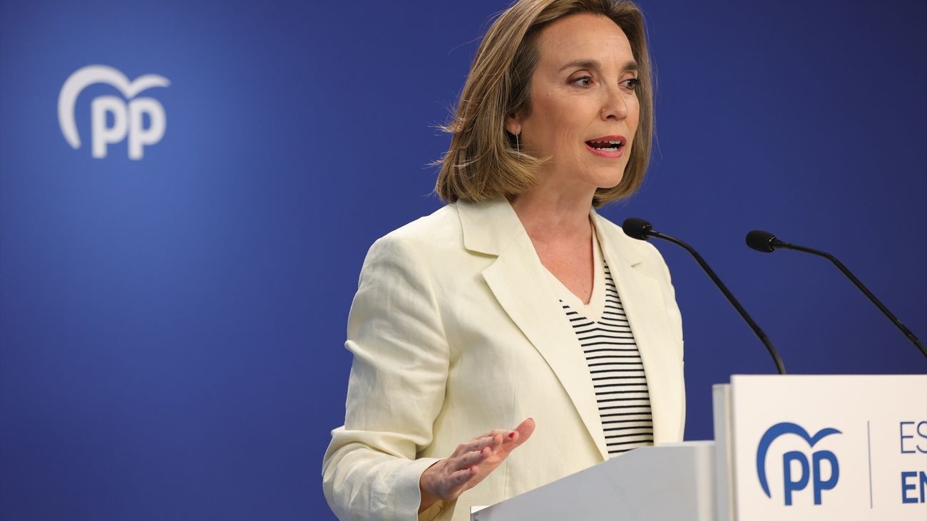 La portavoz del PP en el Congreso, Cuca Gamarra