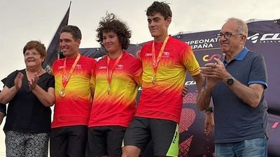 La selección madrileña de trial se sube a los más alto en los Nacionales