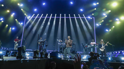 Maroon 5 vive su primer baño de masas en Madrid en ocho años