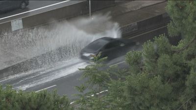 Una fuerte granizada sorprende a Madrid capital
