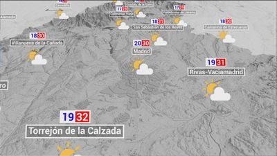 El tiempo en Madrid este lunes: Cielos nubosos y chubascos tormentosos en la Sierra