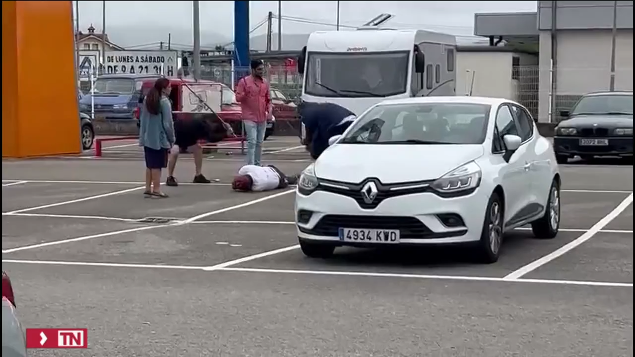 Brutal paliza a un vigilante en Laredo