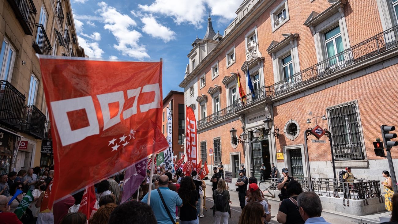 Millón y medio de juicios suspendidos por la huelga de funcionarios de Justicia