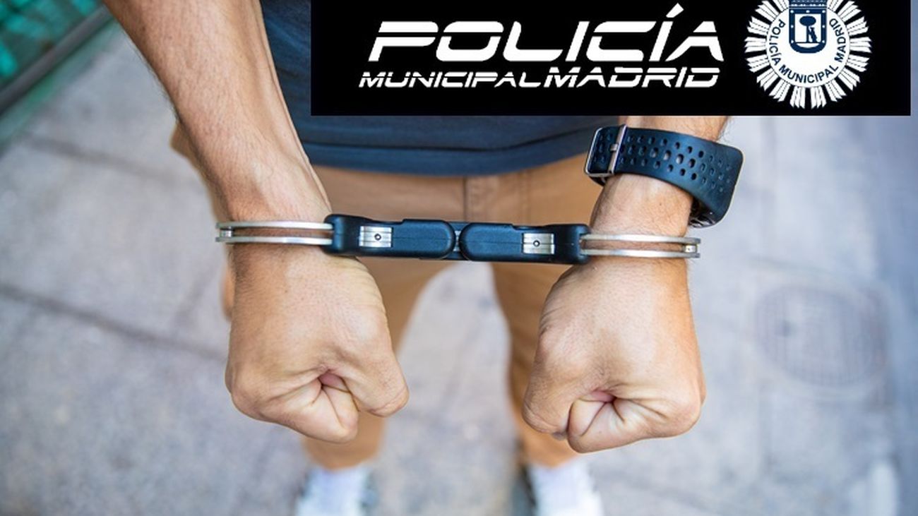 Detención de la Policía Municipal de Madrid