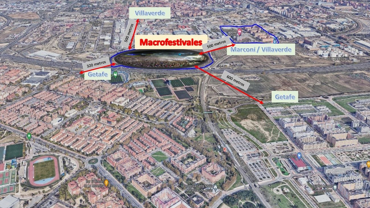 Afectados por MadCool en Getafe marcharán el 27 de junio