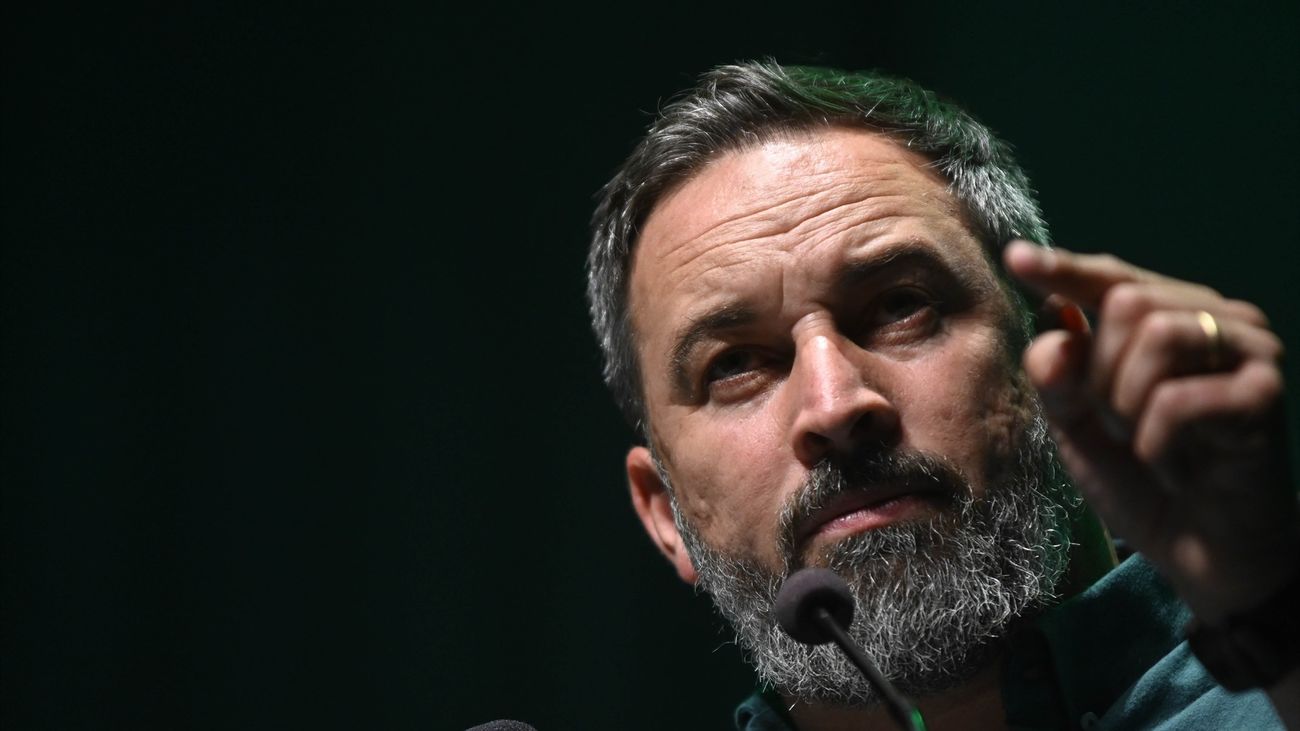 El líder de Vox, Santiago Abascal