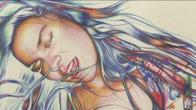 El conocido como Caravaggio del boli Bic presenta su exposición a color en Madrid