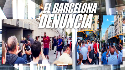 Vejaciones a los jugadores del Barça, pero sin insultos racistas