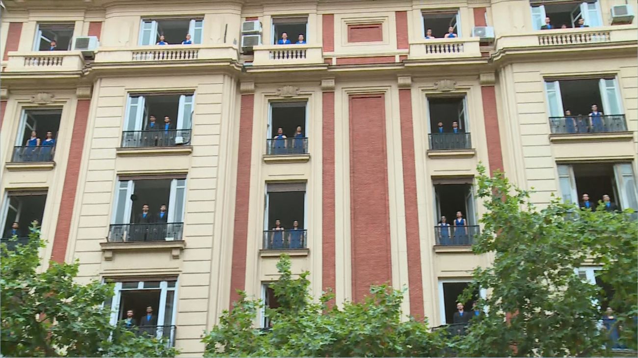 Impresionante 'flashmob' en pleno centro de Madrid