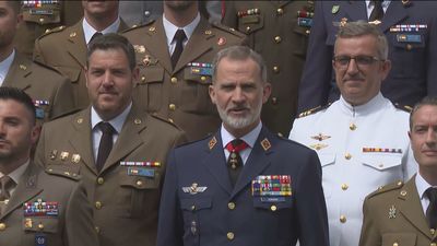 Felipe VI clausura el curso de Estado Mayor de las Fuerzas Armadas