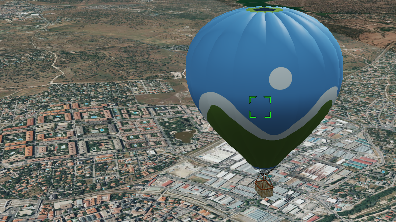 Vuelo virtual en globo sobre Alpedrete