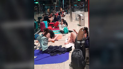 29 alumnos de un instituto de Alpedrete obligados a dormir en el aeropuerto de Berlín