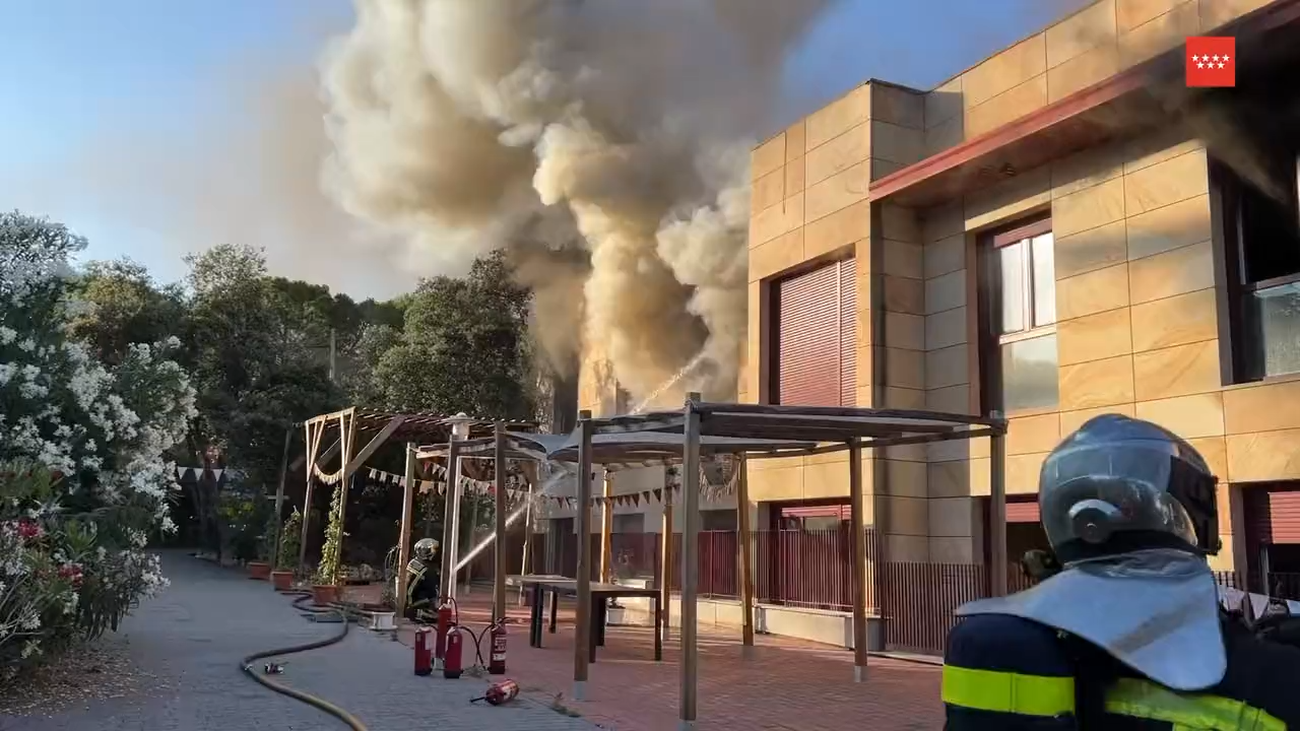Una mujer muere en el incendio de una residencia en Torrelodones