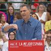 Sánchez pide frenar el "retroceso social" que supone Feijóo y Abascal