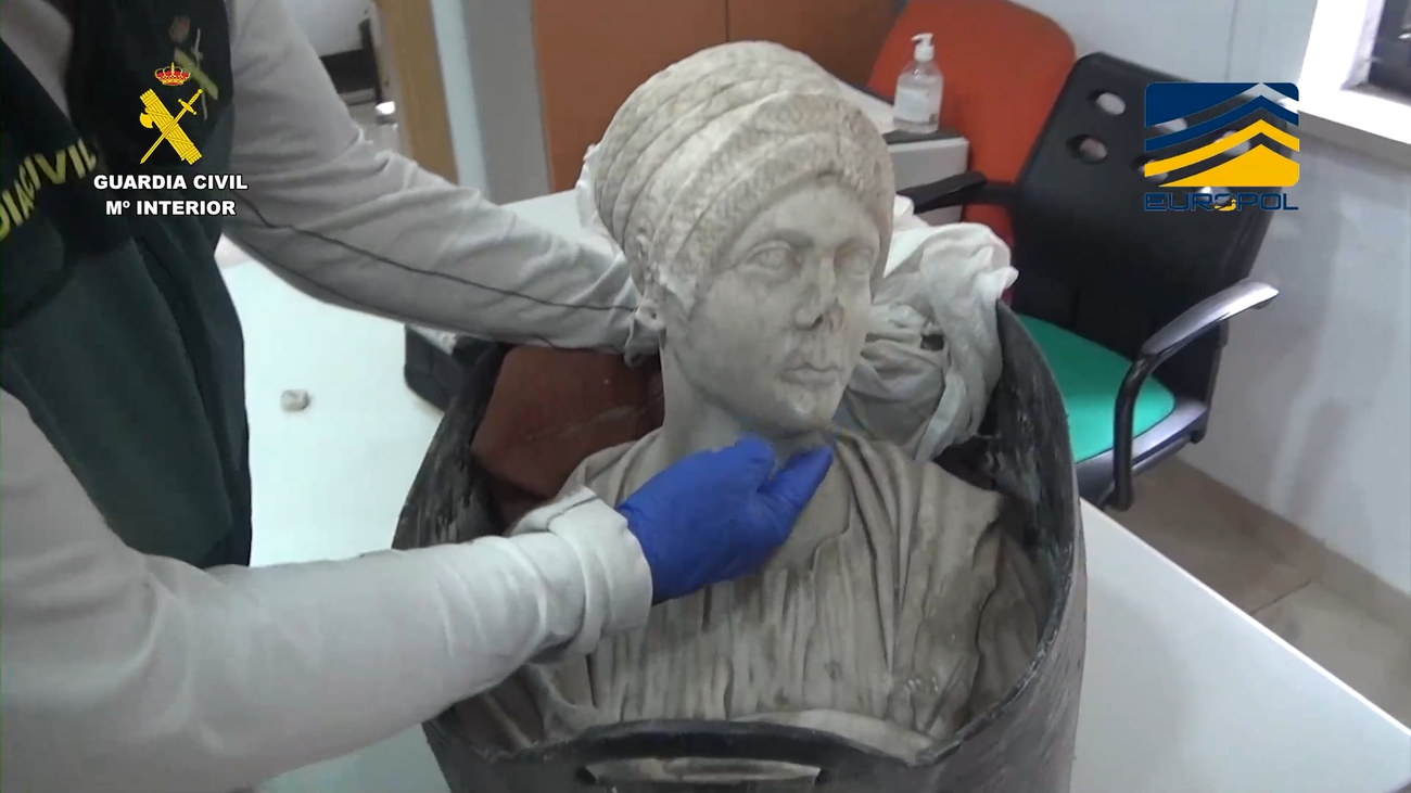 La Guardia Civil recupera 119 piezas arqueológicas de incalculable valor