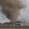 Las espectaculares imágenes de un tornado en Indiana