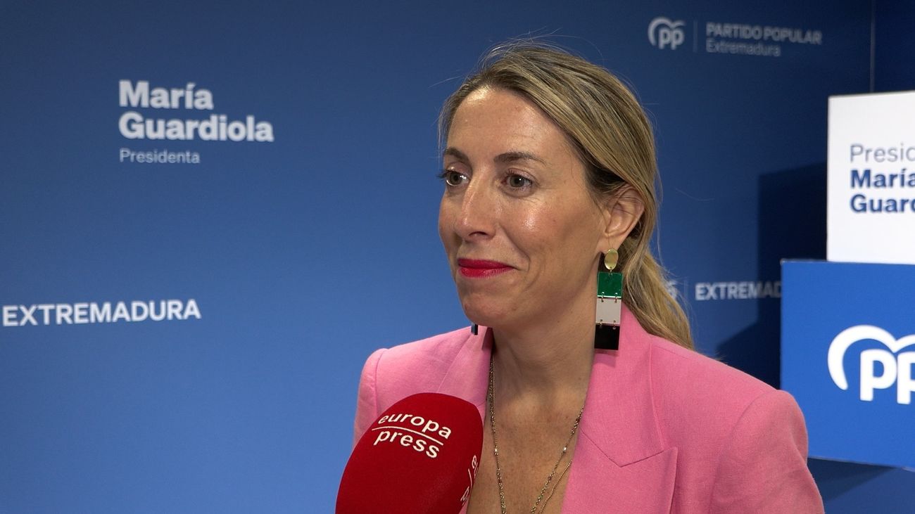 María Guardiola, presidenta PP Extremadura