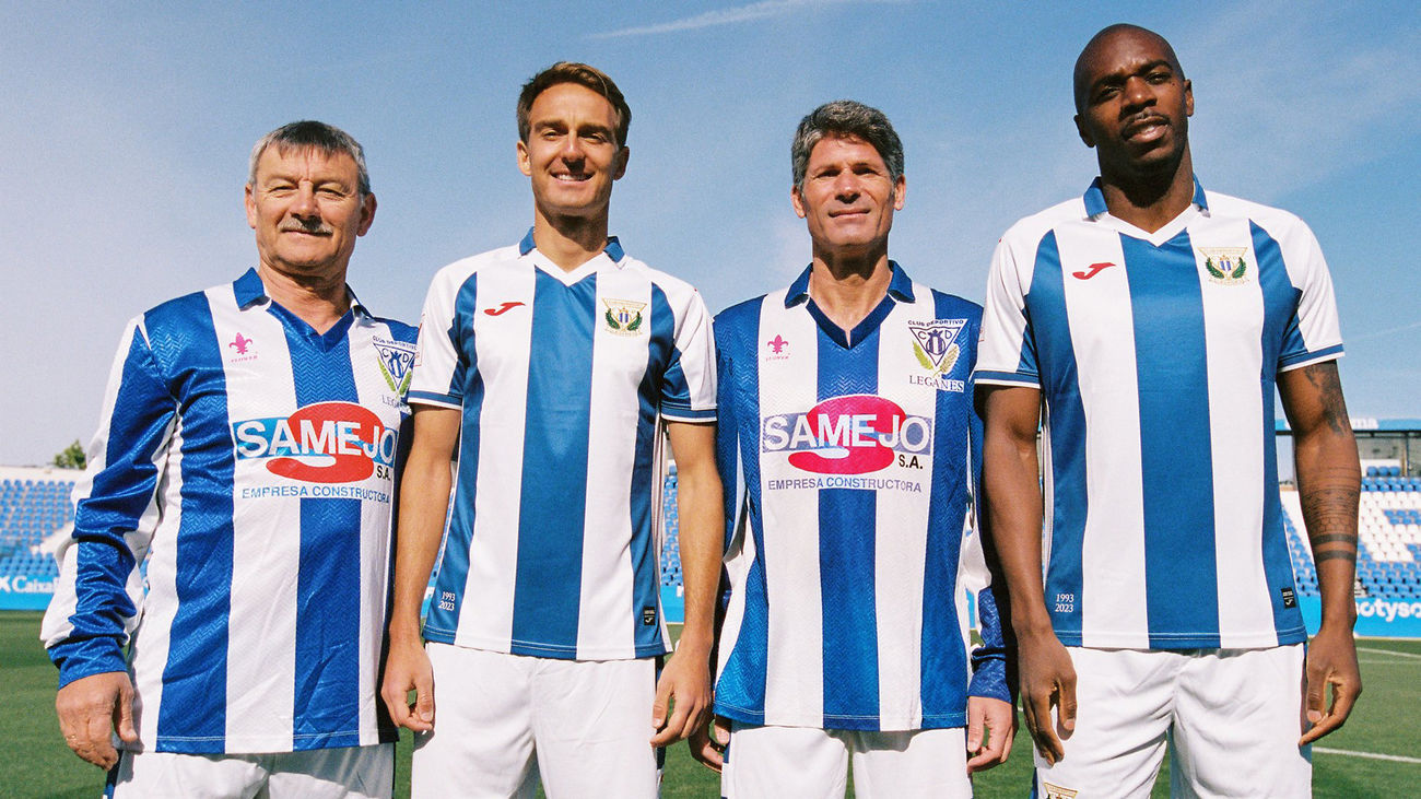 El Leganés recupera la camiseta de hace 30 años