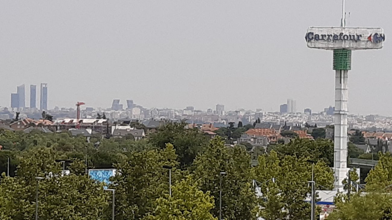 El humo del fuego en Canadá llega a Madrid