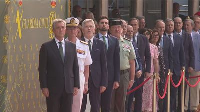 El nuevo director de la Guardia Civil, Leonardo Marcos, toma posesión con desfile a casi 40 grados