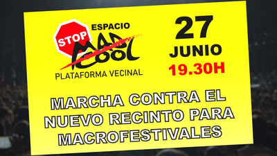 Los vecinos de Getafe y Villaverde, contra la nueva ubicación del MAD COOL