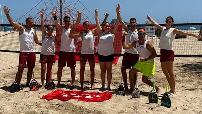 Madrid, noveno en el Campeonato de España de tenis playa