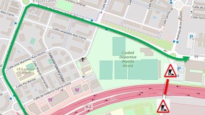 Cortes y desvíos en Alcalá por obras en diversas calles