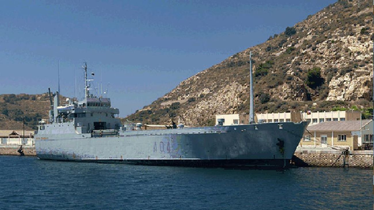 El buque de la Armada 'Martín Posadillo' (A04)