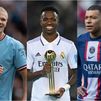 Mbappé, Haaland y Vinícius, los tres jugadores más valiosos del mundo
