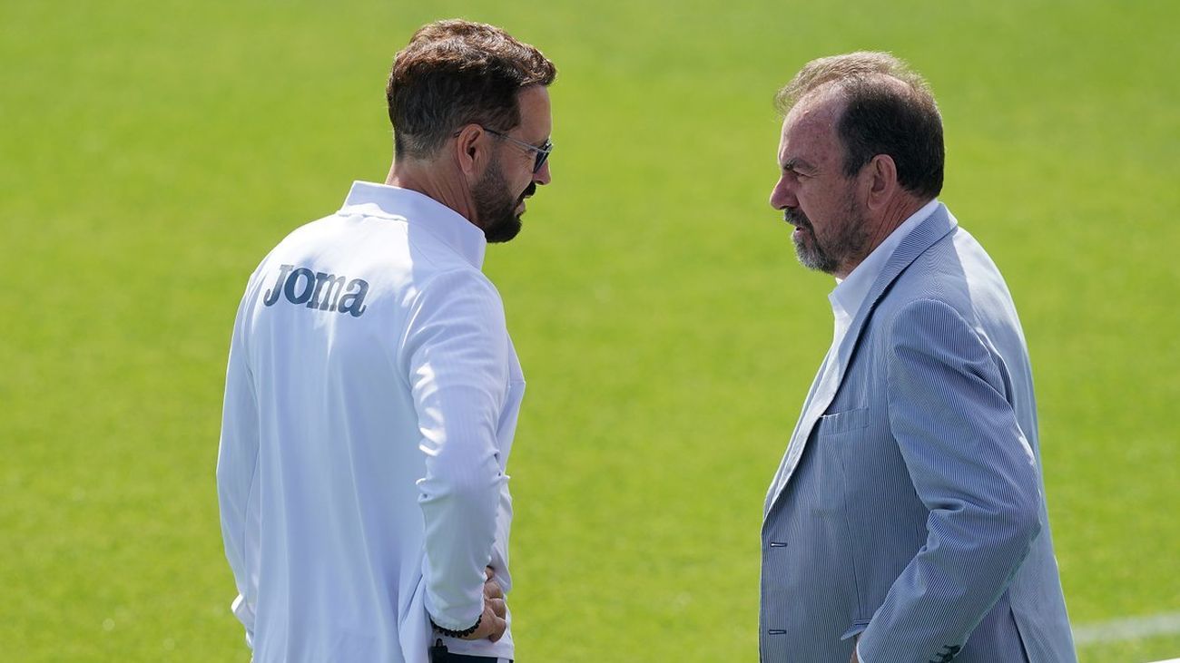 Bordalás y Ángel Pérez