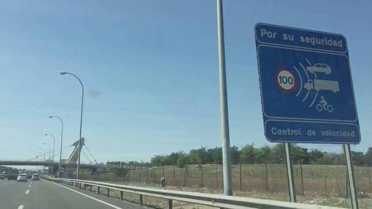 El radar que más multa en Madrid está en la M-40, en los túneles del Pardo