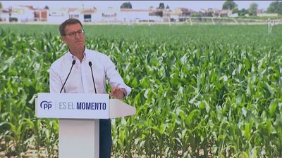 "El país va como una moto estropeada", responde Feijóo a Sánchez