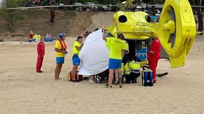 Una mujer herida tras caer por una ladera en el Pantano de San Juan