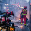 Muere un bombero en Francia cuando intentaba apagar un incendio provocado por los disturbios