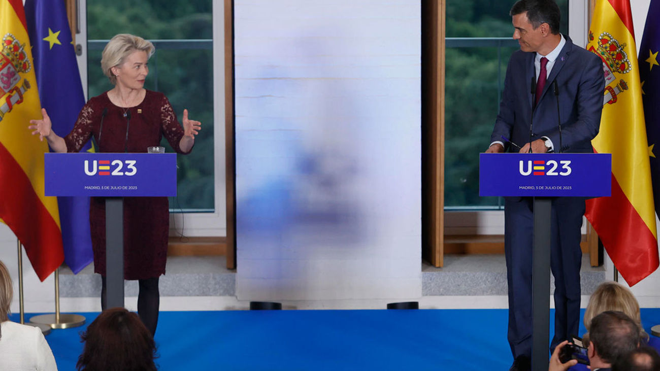 Von der Leyen espera una presidencia española de la UE efectiva "independientemente del resultado" del 23J