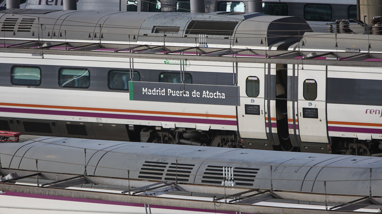 Trenes de Cercanías en la Estación de Atocha