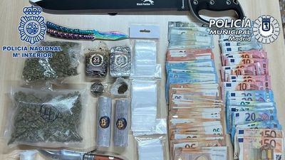 La Policía desmantela un punto de venta de drogas en Carabanchel