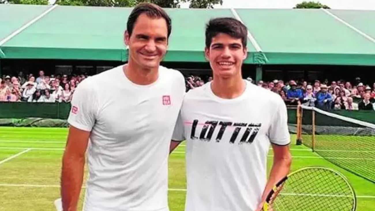 Cuando Alcaraz conoció a Federer