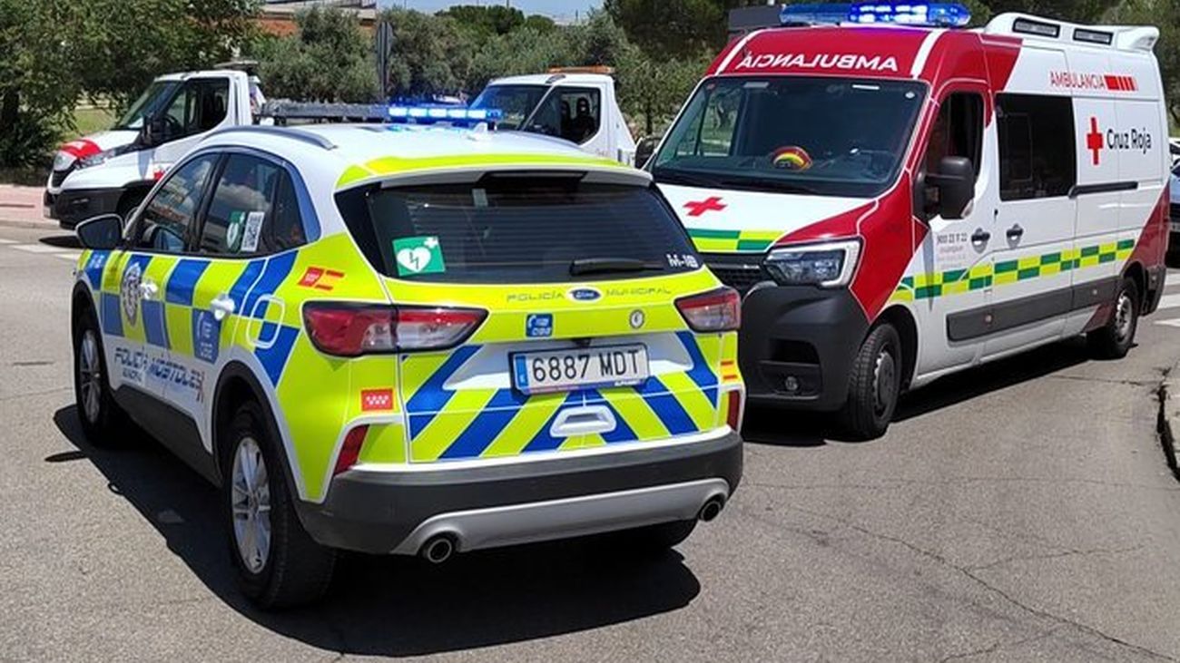 Vehículos de los servicios de seguridad y emergencia de  Móstoles