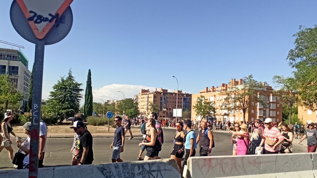 Quejas por "colas interminables" para acceder al Mad Cool