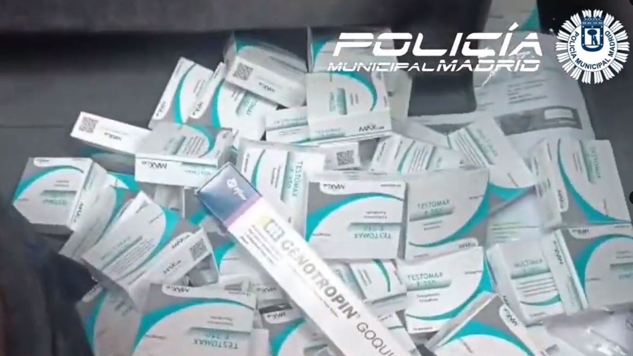 Detenido en Villaverde por traficar con anabolizantes