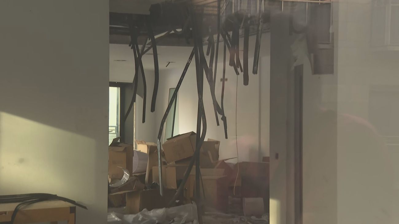 Decenas de pisos okupados frente al aeropuerto de Barajas