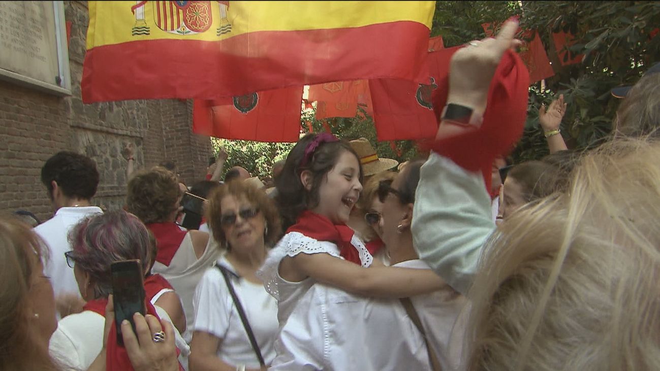 Los madrileños también celebran San Fermín en la capital