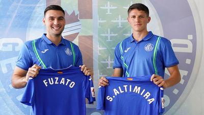 El Getafe presenta a Fuzato y a Altimira